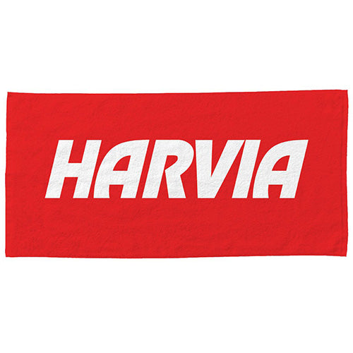 Harvia Red Sauna Hand Towel, 14x22