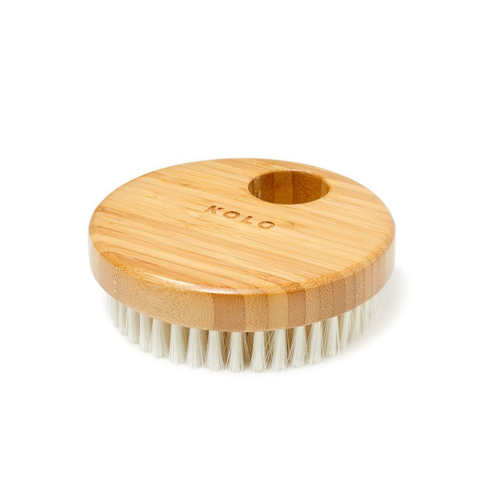 Kolo Sauna Bath Brush, Natural Bamboo, No Handle