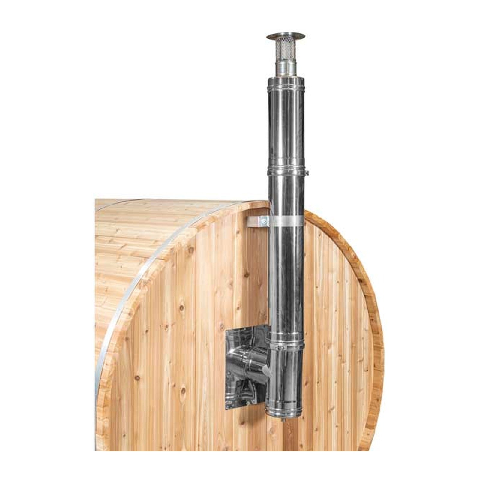 Chimney & Heat Shield Set (Out the Back Wall)