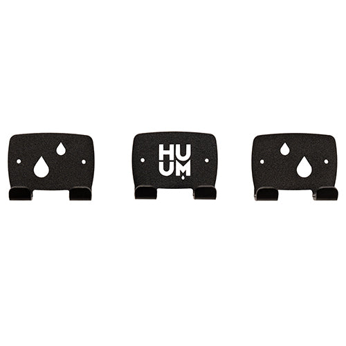 HUUM Sauna Design Towel Hook Set, Black