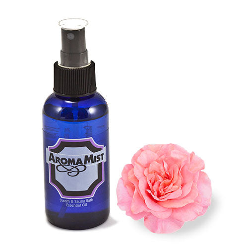 AromaMist Rose Bulgarian Aroma Bath Oil, 4-Ounce Atomizing Spray Bottle