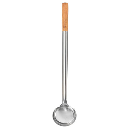 4 Living Collection Sauna Ladle, Aluminum, Wooden Handle