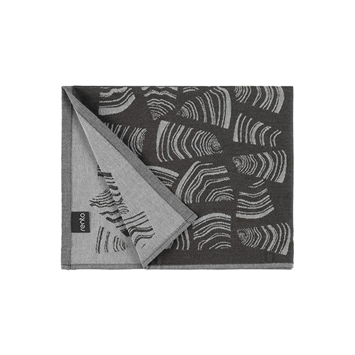 Rento Seat Cover, 100% Cotton, Coal Black, 24x20