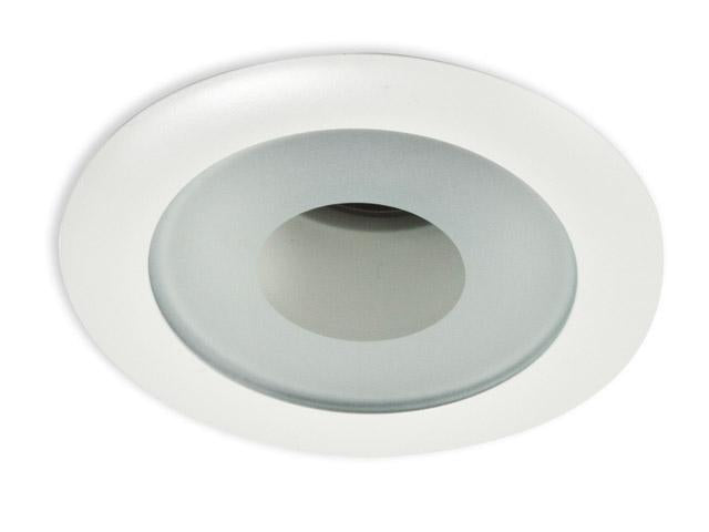 Bathology Steam Room / In-Shower Light, Recessed, 5" Diameter Metal / Glass Lens