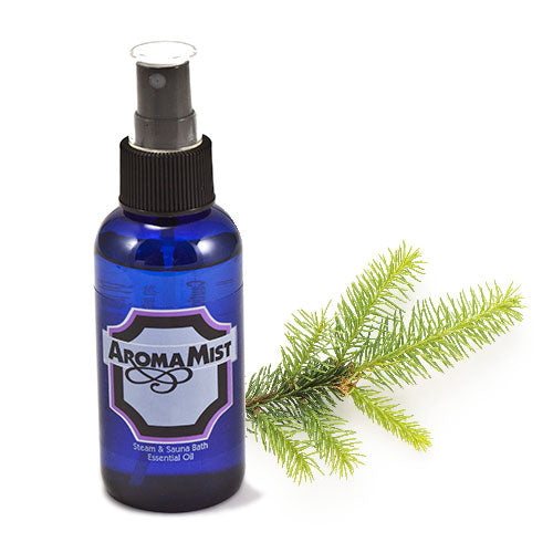 AromaMist Spruce Aroma Bath Oil, 4-Ounce Atomizing Spray Bottle