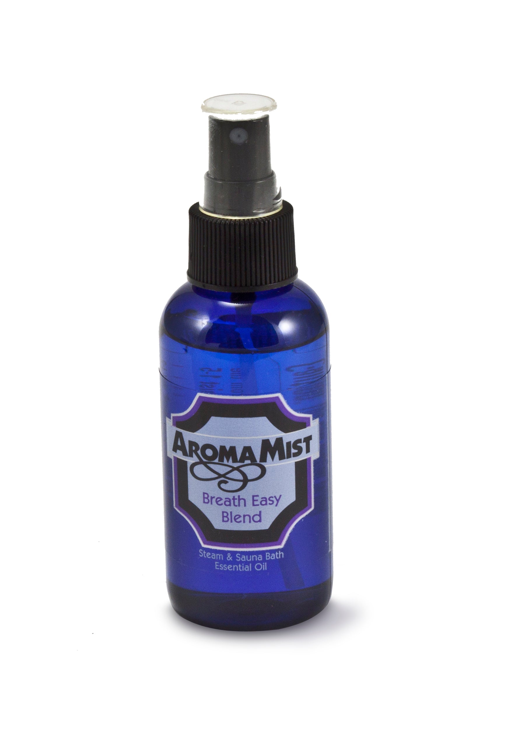 Breathe Easy Aroma Bath Oil Blend, 4-ounce Atomizing Spray, AromaMist