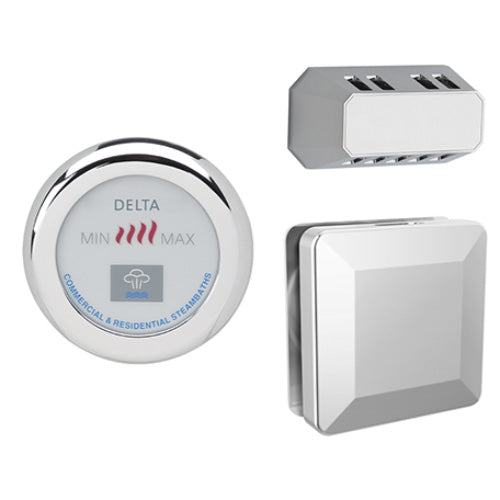 Delta Second Room Digital Package with Control, Room Sensor, Steam Solenoid, and Steam Head