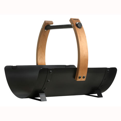 Harvia Wood-Burning Sauna Stove Firewood Carrier, Black