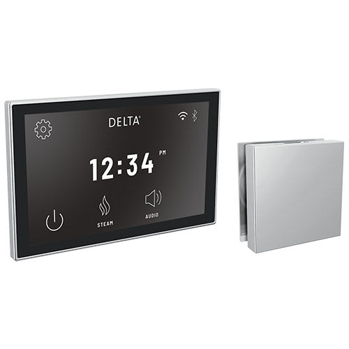 Delta Digital Interface and Contemporary Square Steam Head