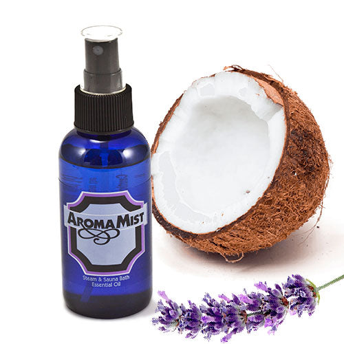 AromaMist Lavender Coconut Aroma Bath Oil, 4-ounce Atomizing Spray