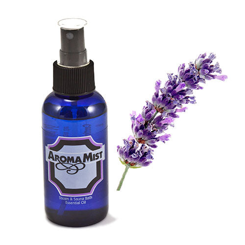 Lavender Aroma Bath Oil, 4-ounce Atomizing Spray, AromaMist